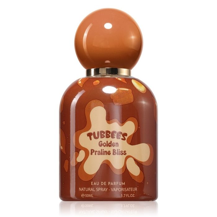 Детски парфюм Tubbees Golden Praline Bliss - С нотки на пралина, карамел и сметана, 50 мл