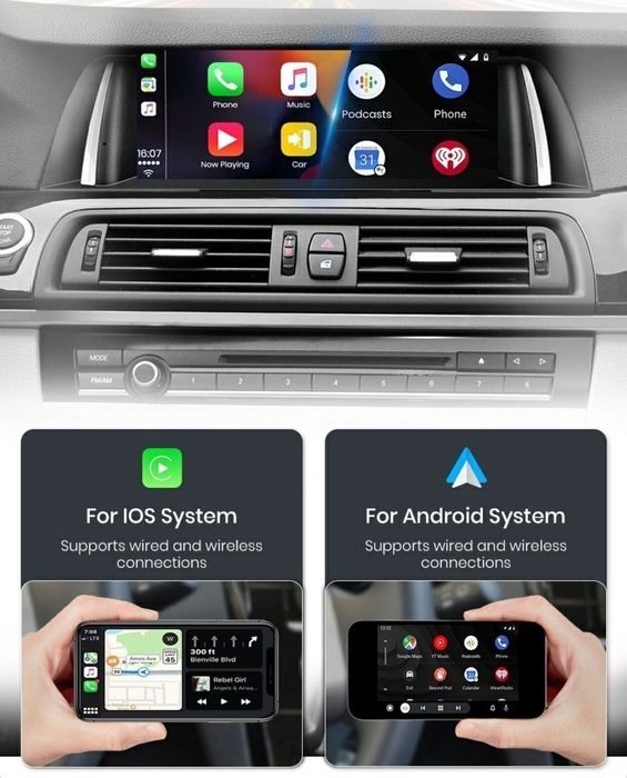 Navigatie Android dedicata BMW Seria 5 F10, F11 (2011-2016)