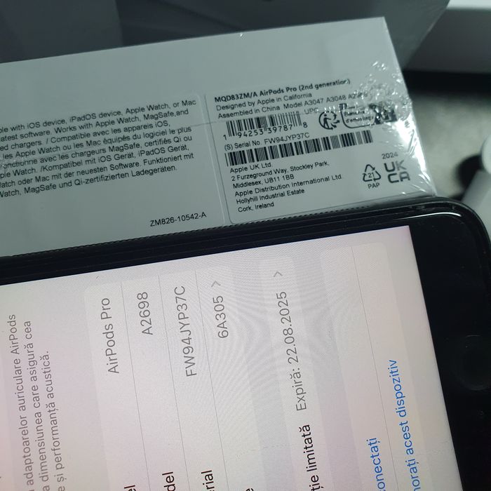 Casti Airpods pro 2 NOI (anulare zgomot)