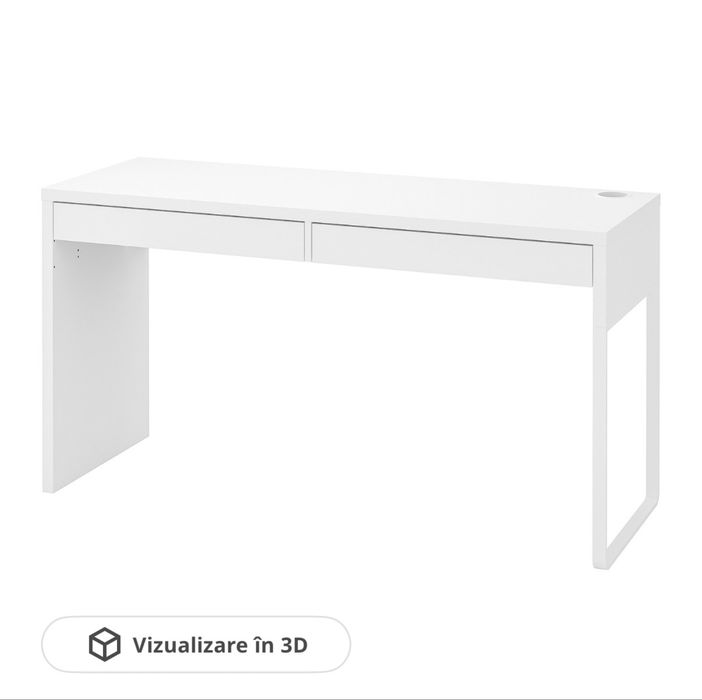 Birou ikea MICKE alb 142x50