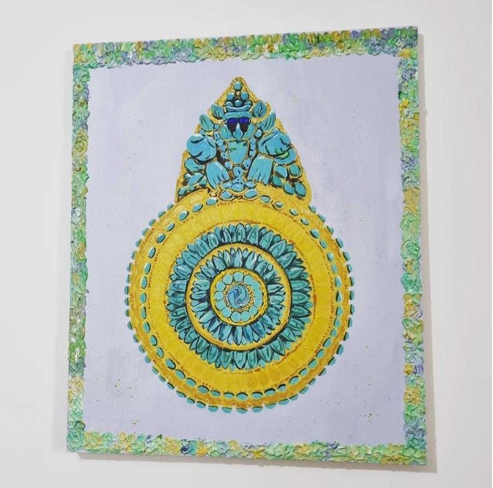 Картина "Медальон"