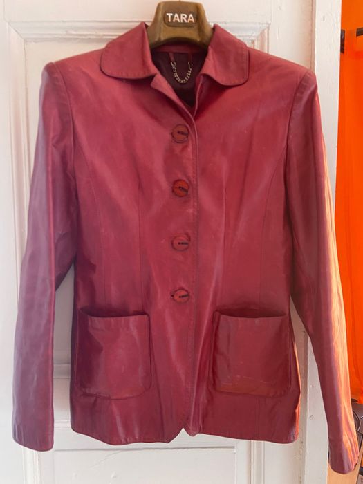 Кожено яке Бордо