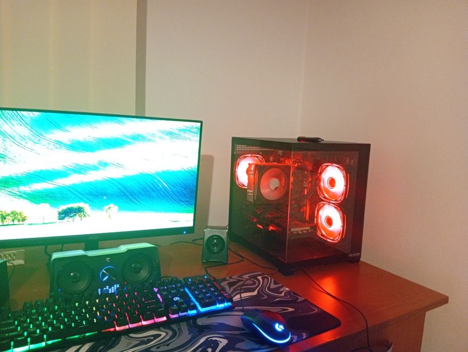 Vând urgent!! PC Gaming Ryzen 5 5600x Full Setup
