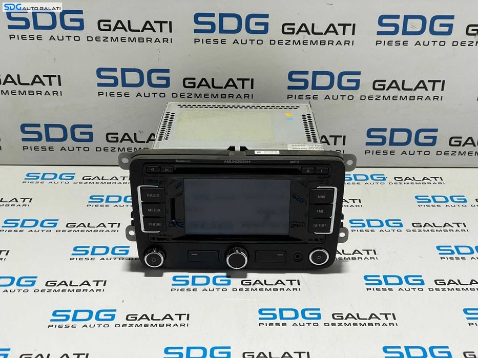 Radio CD Player cu Navigatie GPS Aux Auxiliar RNS 315 cu Bluetooth Skoda Yeti 2010 - 2018 Cod 3T0035192F [L2715]