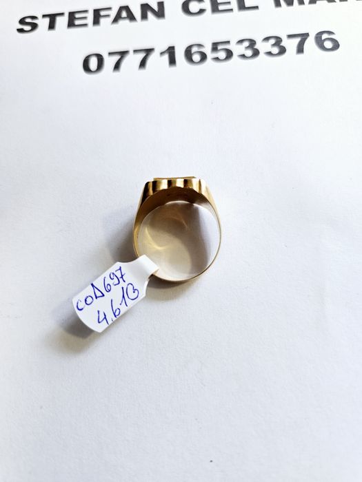 Vand inel din aur 18 k 4.61 g cod 697