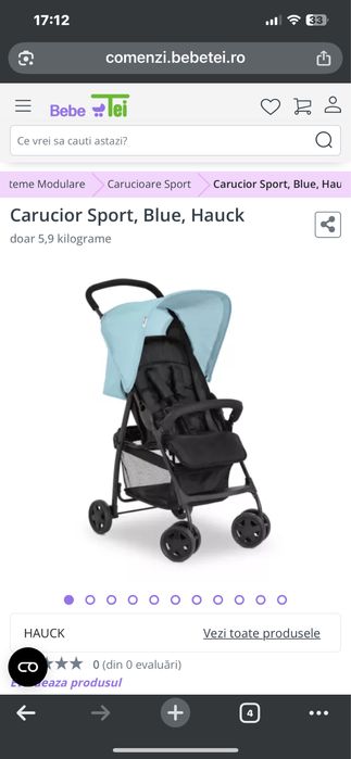 Carucior sport pliabil