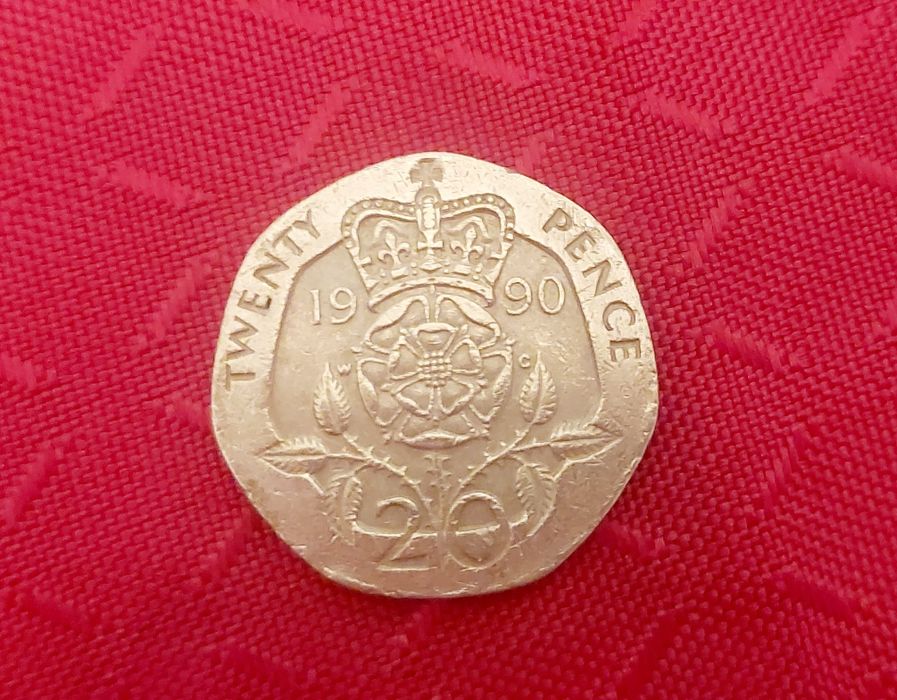 Moneda 20 pence Elizabeth II