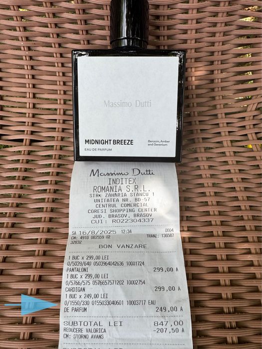 Parfum Massimo Dutti – Midnight Breeze Eau de Parfum (100 ml)