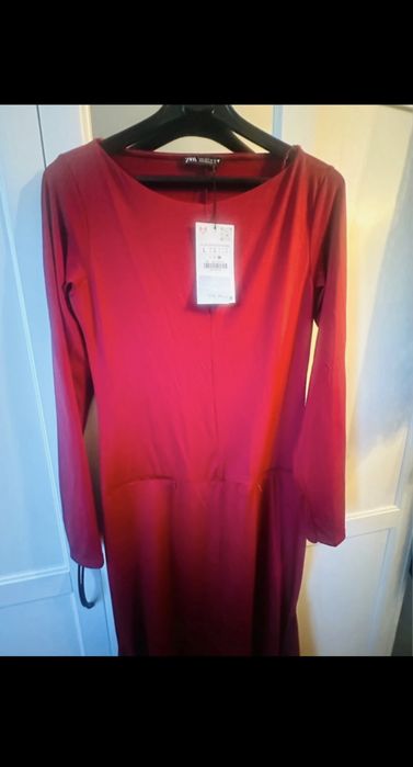 Rochie Rosie Noua - ZARA (long Godet dress)