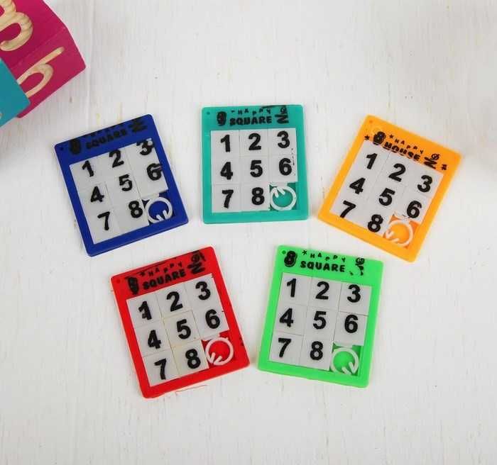 Пятнашки 1-9 пластик для школьников