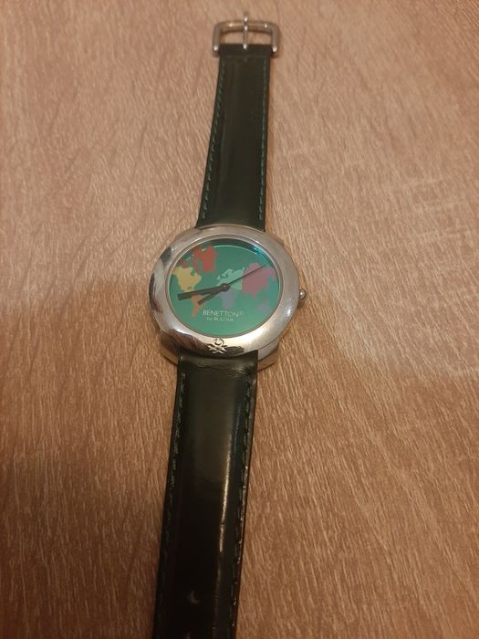 Ceas Vintage Benetton by Bulova - Model World Map (Harta Lumii