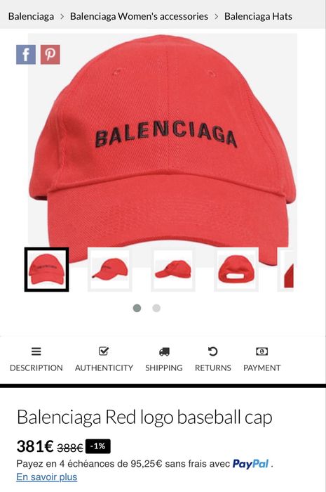 Sapca balenciaga