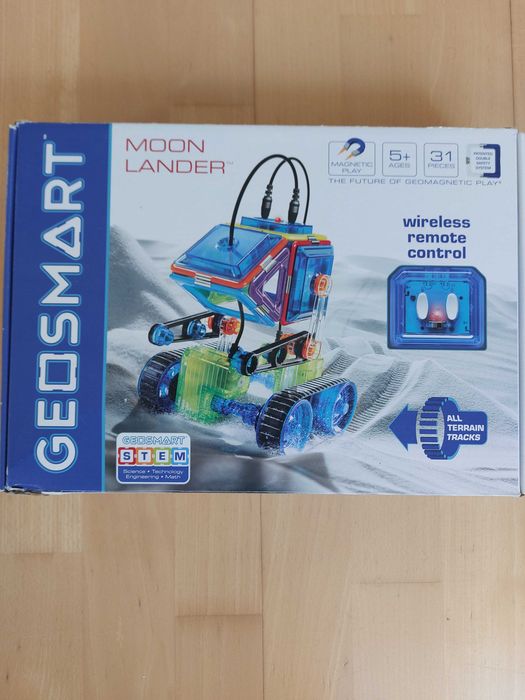 Магнитен конструктор Geosmart луноход с безжично дистанционно