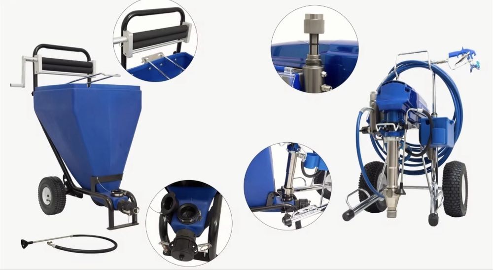 Нови!! Прфесионални машини за шпакловане и боядисване