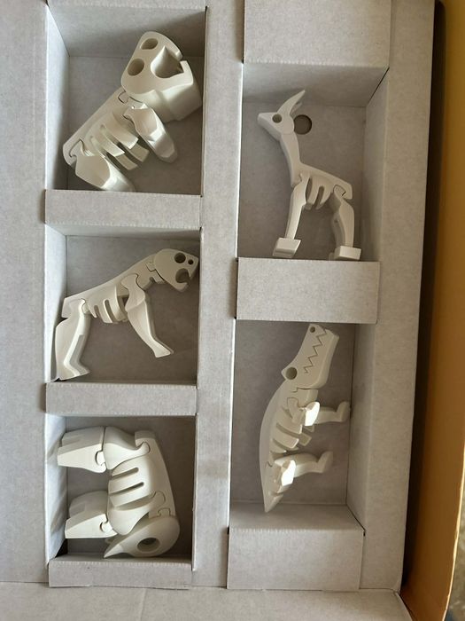 Комплект фигурки HalfToys, 5 магнитни животни