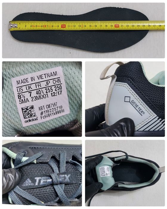 Ghete Adidas Terrex Tracerocker Gore-Tex Carbon, nr. 40 2/3 EU unisex