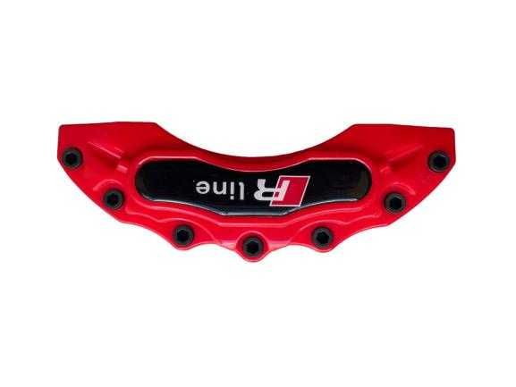 Капаци за спирачни апарати спирачки Червени,комплект R LINE АУДИ VW