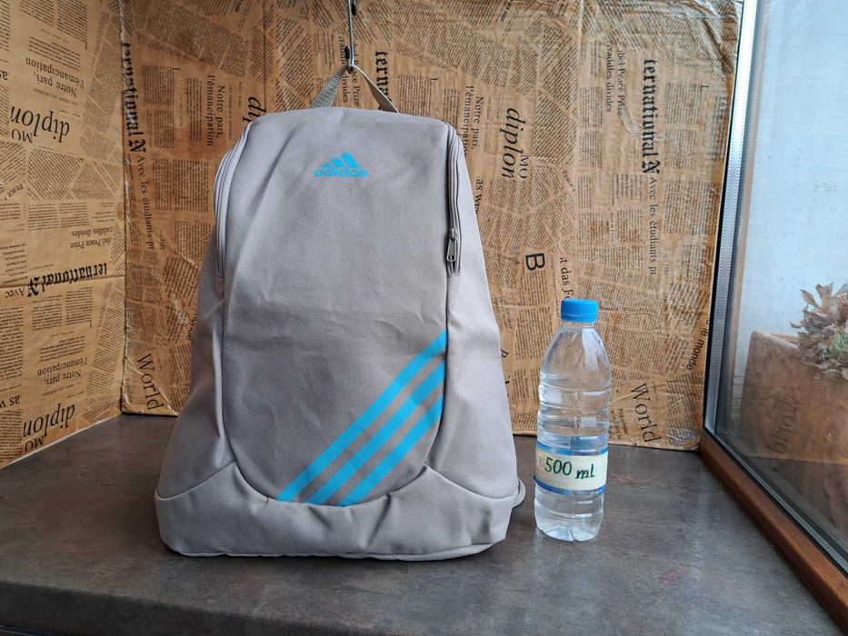 раница Adidas-Нова!бежова,текстилна чанта,адидас