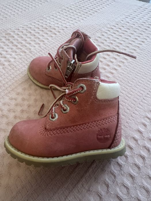 Боти Timberland ест велур, размер 20, 13см