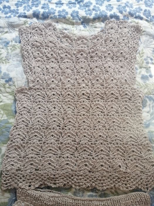 Ръчно плетен комплект на една кука