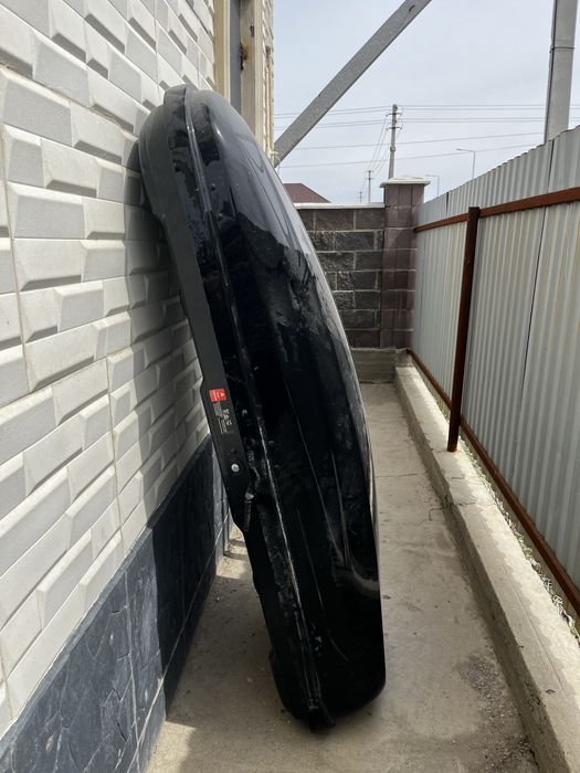 Автобокс LUX + поперечные рейлинги