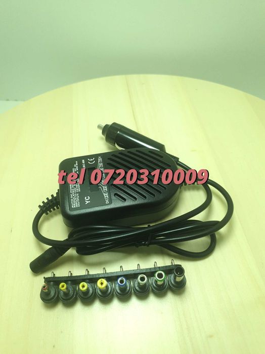 Alimentator Auto Universal Laptop12v 8 Capete Schimb