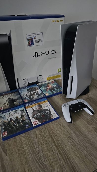Playstation 5 - Full Box - 10 jocuri