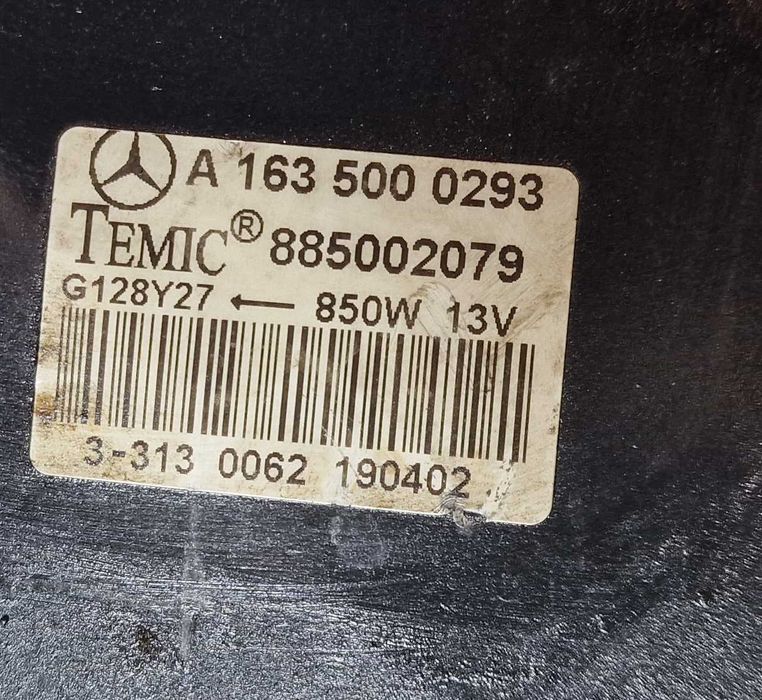 Перка Охлаждане Mercedes ML W163 2.7 270 CDI 55 AMG Мерцедес МЛ 400