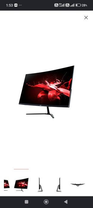 Монитор Игровой 31,5'' Acer