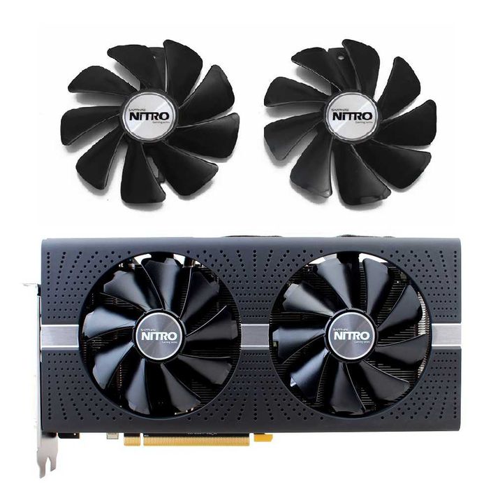 Вентилатор за видео карта SAPPHIRE RX 470 RX 480 RX 570 RX 580 RX 590