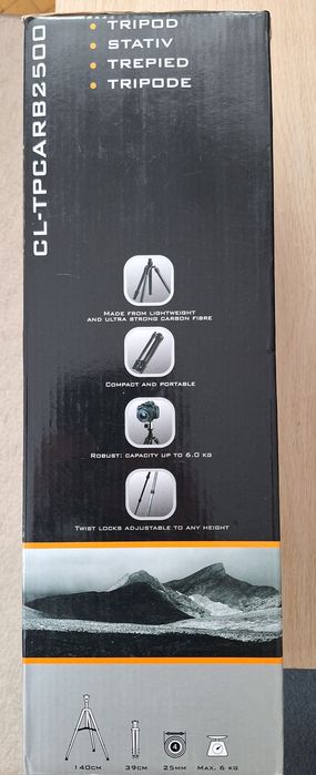 Trepied fibra carbon