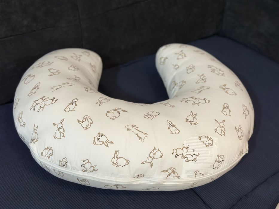 Pernă alăptare IKEA LEN – ca nouă + 2 fețe bonus – 80 lei