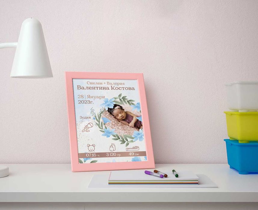 Персонализирани постери за бебета
