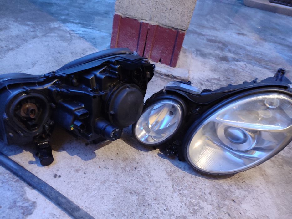 Мерседес 211 передние фары