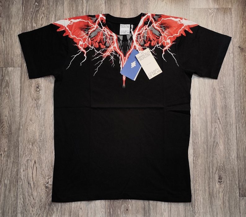 Мъжка тениска блуза фланелка памук Marcelo Burlon Milano 2025