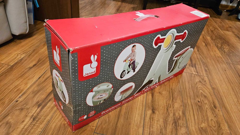 Bicicleta copii din lemn fara pedale JAROD Mint Scooter NEFOLOSITA