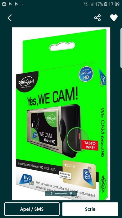 Vând Modul Cam Tivusat Hd și receiver Gt Media X8 combo cu soft digi
