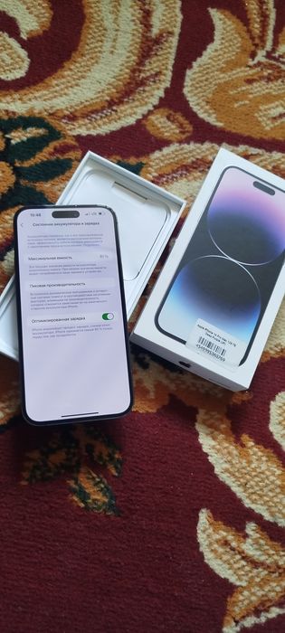 iPhone 14 pro Maks 128 gb холати идиал очилмаган ремонт булмаган
