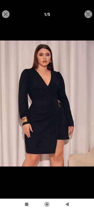 Дамска рокля голям размер