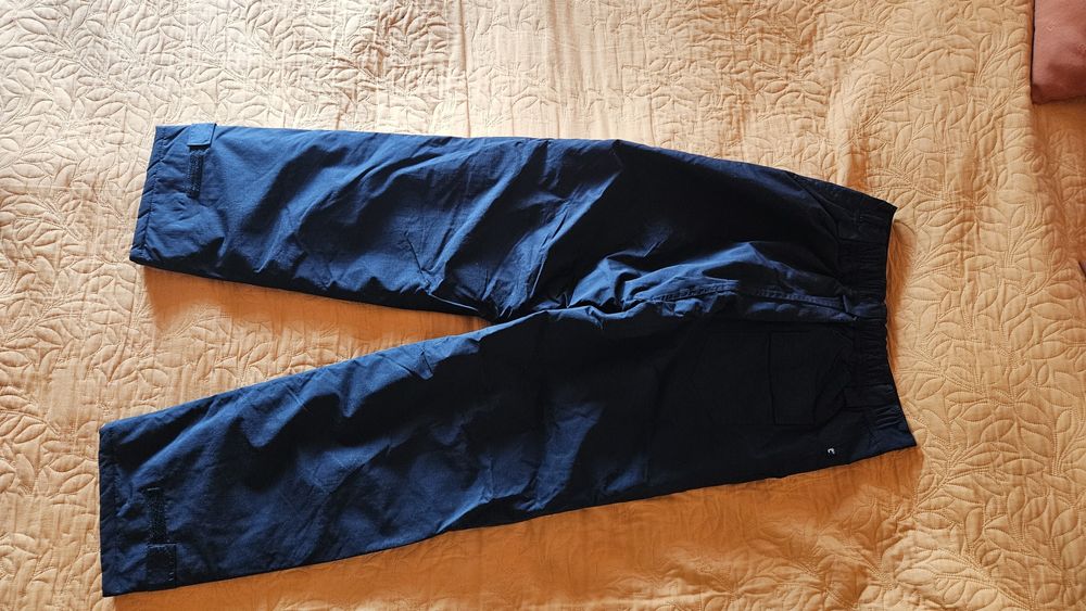 Работен зимен панталон топлозащитен нов размер L, черен цвят