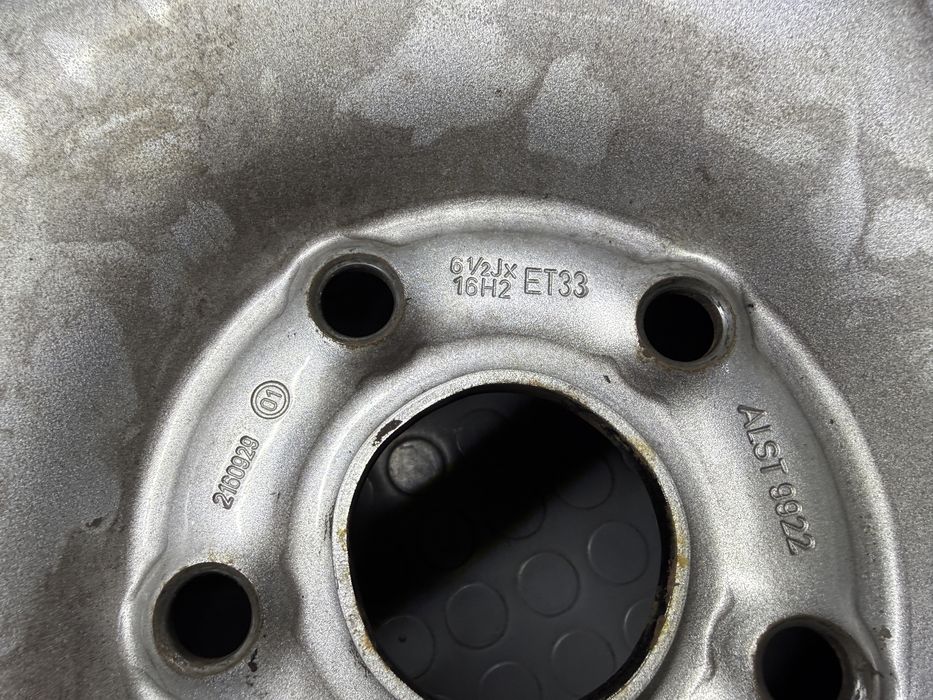 4бр. Железни 16” Джанти 5х112 за -VW/AUDI/SKODA/VAG- 6.5Jx16H2, ET33