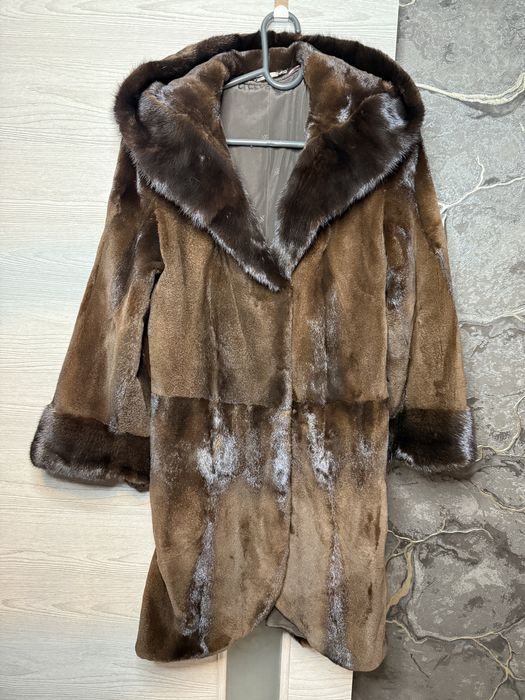 Шуба из стриженой норки