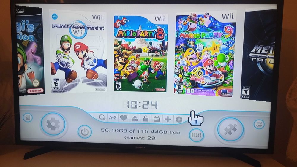 Nintendo Wii Modat FULL Bundle – 3 Wiimote, HDMI, USB 128GB