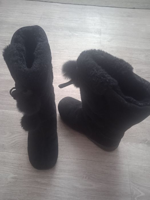 Сапоги женские черные