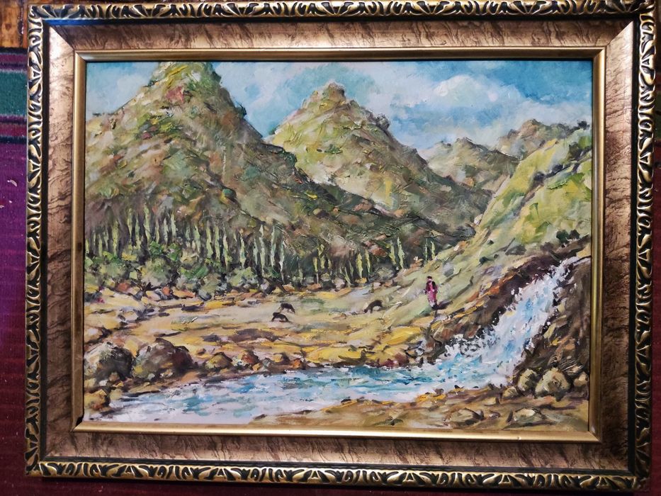 Картина Член союза художников заслуженный худ Узбекистана.Батыков А.А.