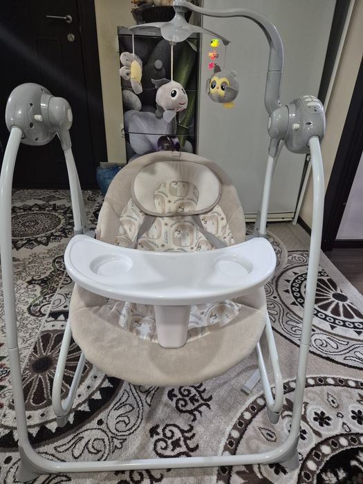 Продаётся детский Шизлонг-качеля, Практически новый, Цена отличная.