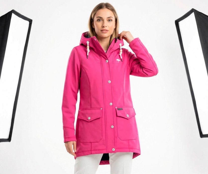 Schmuddelvedda Дамско розово Яке за дъжд водоустойчиво размер S