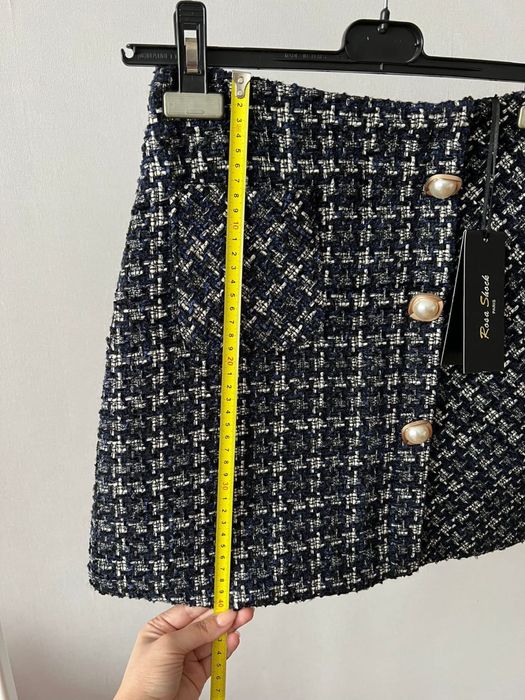 Твидовая юбка шорты