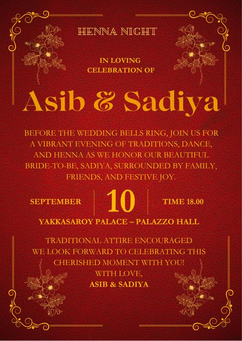 Taklifnomalar/Пригласительные открытки Yasab Berish/Создание