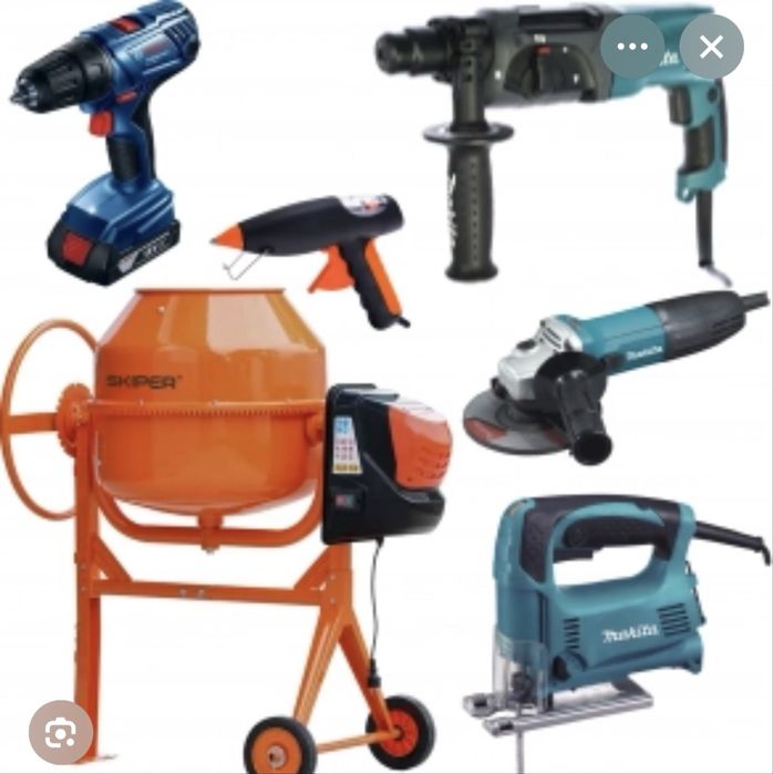 Arenda har xil instrumentlar bor 24/7 sivyazga dastafka xizmati ham bo